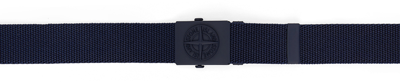 Stone Island Kids Navy Logo Belt In V0020 Navy Blue