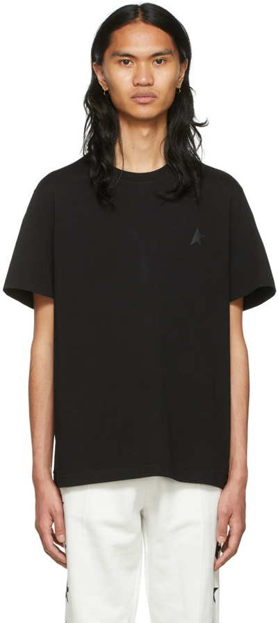 Shop Golden Goose Black Cotton T-shirt