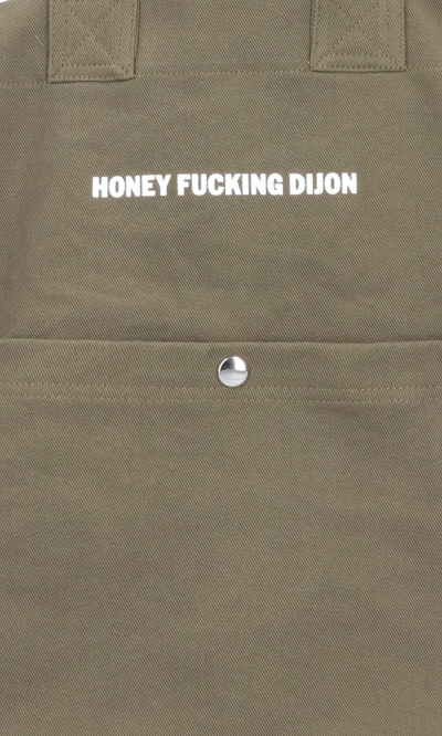 Shop Honey Fucking Dijon X Keith Haring Printed Tote Bag