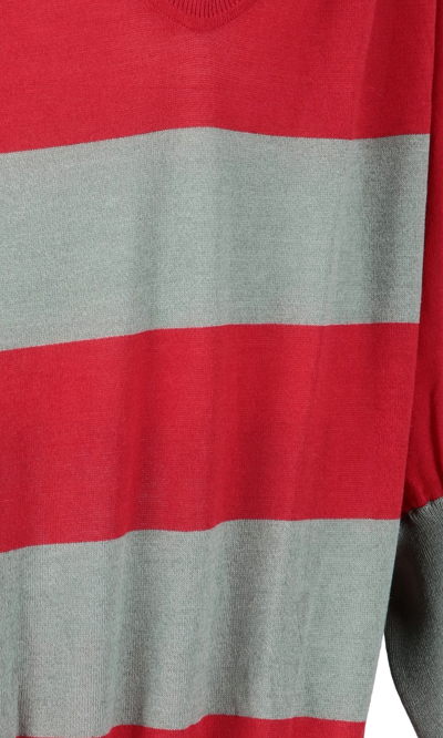 Shop Kiko Kostadinov Oversized Striped Sweater
