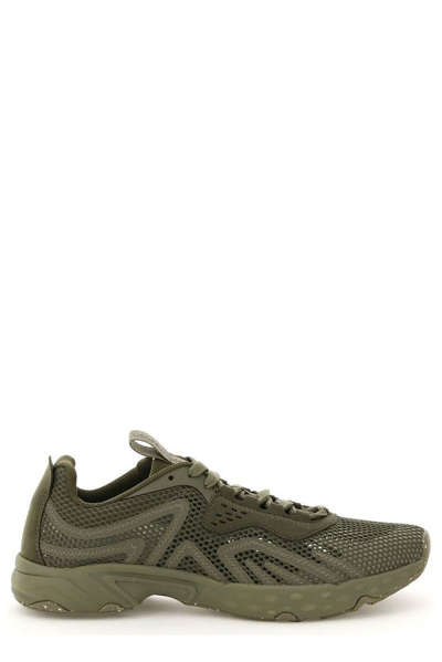 Shop Acne Studios N3w M Round Toe Lace In Green