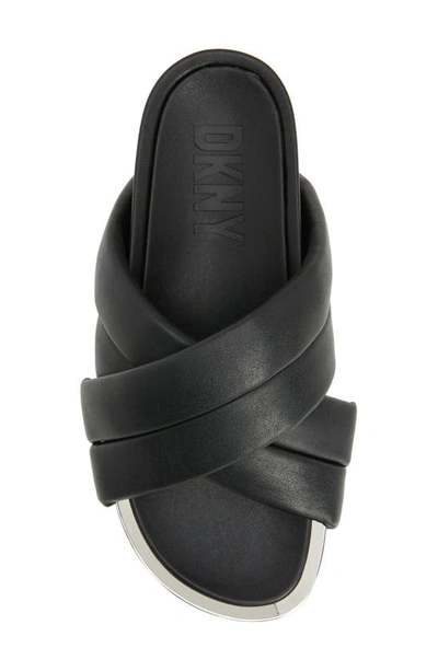Shop Dkny Vienna Wedge Sandal In Black