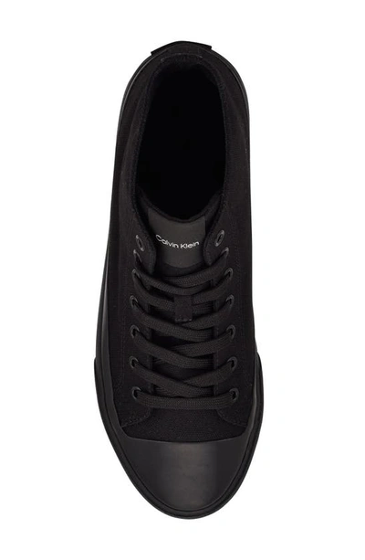 Shop Calvin Klein Bshigh High Top Sneaker In Black