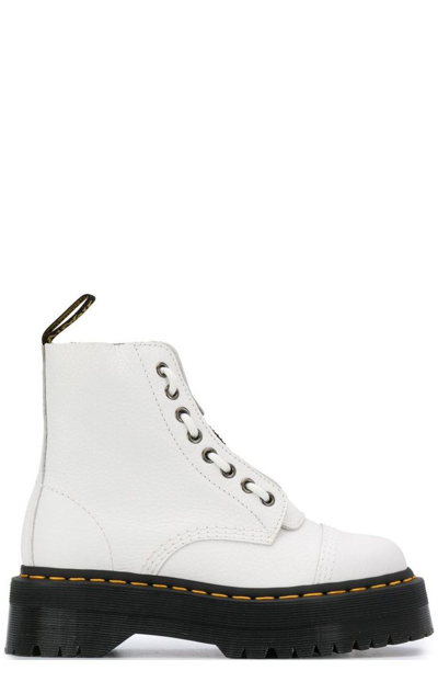 Shop Dr. Martens' Dr. Martens Sinclair Platform Ankle Boots In White