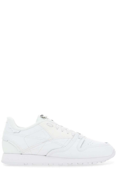 Reebok + Maison Margiela Project 0 Classic Memory Of Felt-trimmed Leather  Sneakers In White | ModeSens