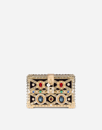 Dolce & Gabbana Dolce Box With Bejeweled Embellishment In Multicolor
