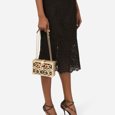 Dolce & Gabbana Dolce Box With Bejeweled Embellishment In Multicolor