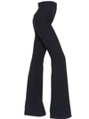 Alexander Mcqueen Stone Washed Black Bootcut Jeans In Stretch Denim In Black