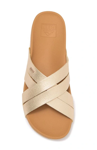 Shop Reef Cushion Spring Sandal In Champagne