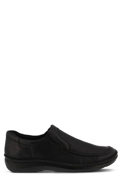 Spring Step Niccolo Moc Toe Loafer In Black