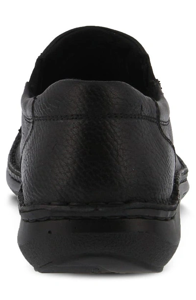 Spring Step Niccolo Moc Toe Loafer In Black