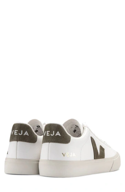 Shop Veja Gender Inclusive Campo Sneaker In Extra White/ Khaki