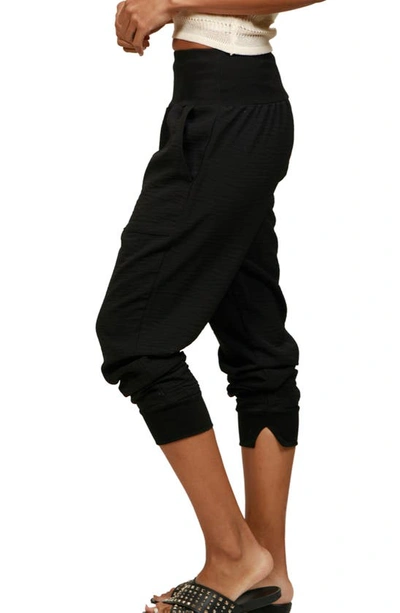 Shop Nikki Lund Casual Pocket Joggers In Black