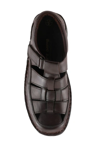 Spring Step Sandal In Dark Brown
