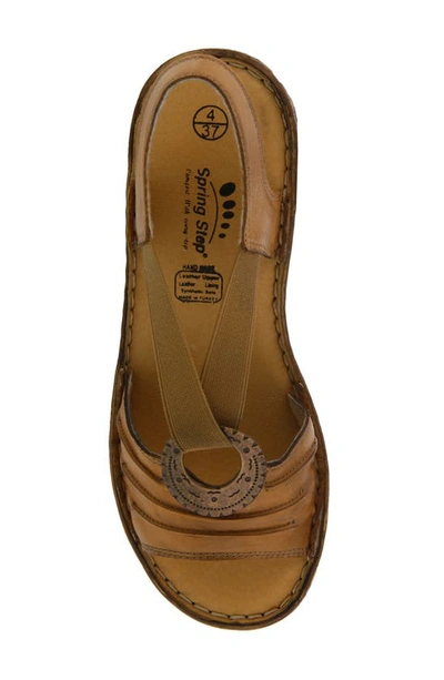 Spring Step Women's Karmel Wedge Sandals Women's Shoes In Camel