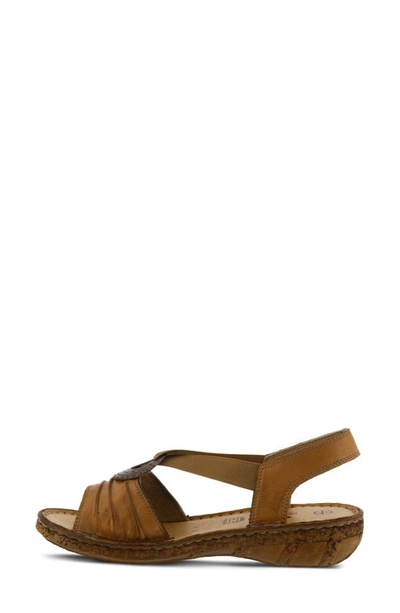 Spring Step Women's Karmel Wedge Sandals Women's Shoes In Camel