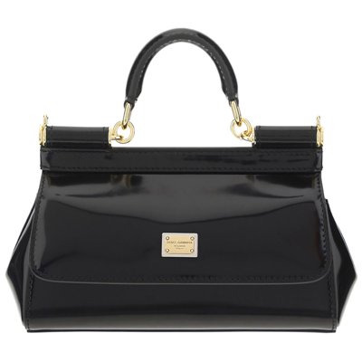 Shop Dolce & Gabbana Women's Handbag Cross-body Messenger Bag Purse   Sicily Small In Black