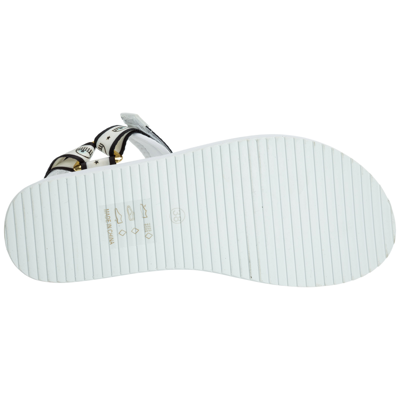 Shop Chiara Ferragni Women's Sandals   Logomania In White