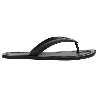 Shop Maison Margiela Men's Rubber Flip Flops Sandals   Tabi In Black