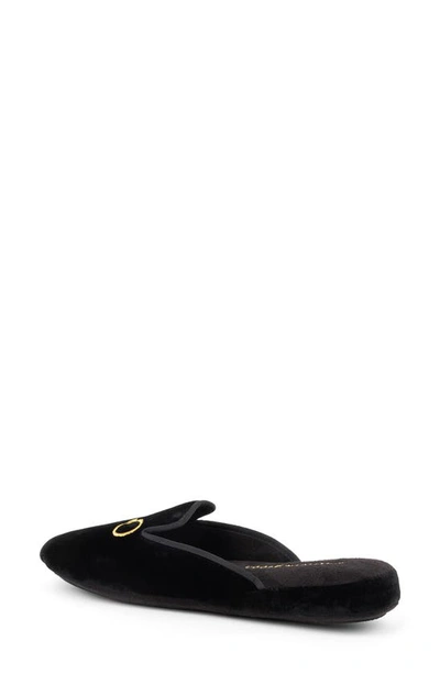 Shop Patricia Green 'milano' Bit Embroidered Slipper In Black