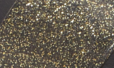 Shop Mini Melissa Mar Glitter Jelly Sandal In Gold Black