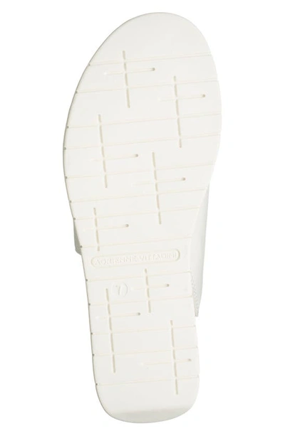 Shop Adrienne Vittadini Provence Platform Slide Sandal In White