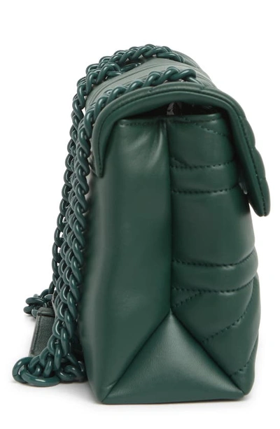 Shop Kurt Geiger Leather Kensington Union Jack Bag In Dark Green