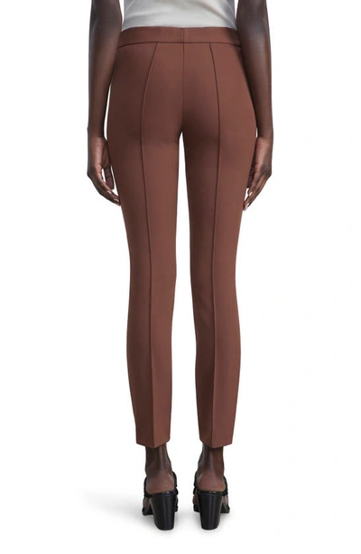 Shop Lafayette 148 Gramercy Acclaimed Stretch Pants In Copper Dust