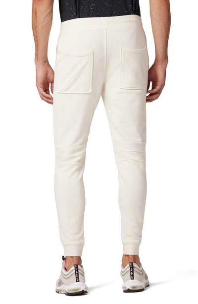 Hudson Cotton Moto Sweatpants In White | ModeSens