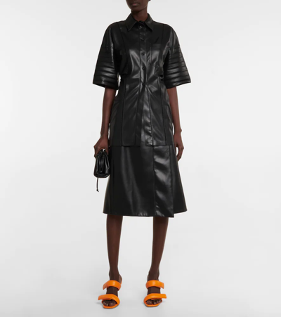 Gia Borghini Gia Couture X Pernille Teisbaek Perni 03 Leather Sandal In Flash Orange
