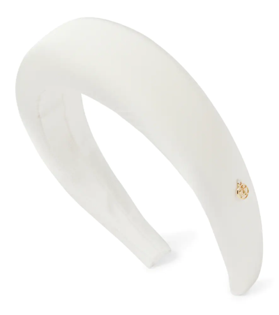 Shop Maison Michel Bridal Miwa Taffeta Headband In White