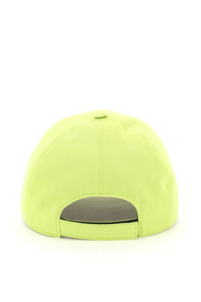 Shop Versace Baseball Cap With Logo Embroidery In Green,purple