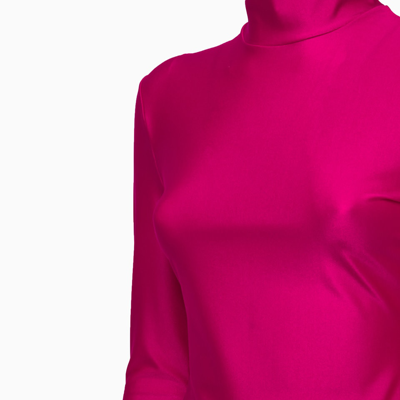 Shop The Andamane Halle Turtle Neck Sweater T100702a In Fuchsia