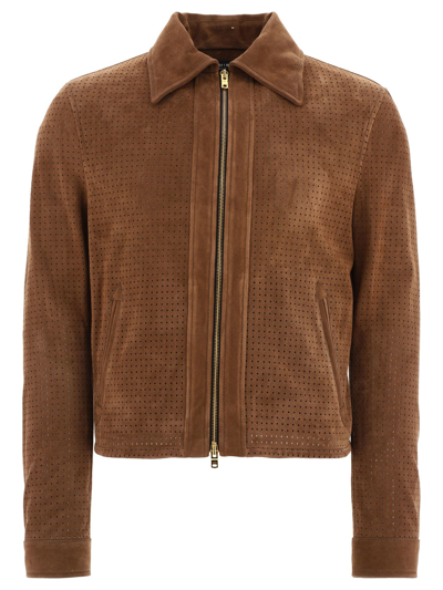 Shop Amiri Men's Brown Other Materials Jacket