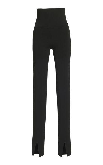 Shop Victoria Beckham Women's Vb Body Split Front Leggings In Black