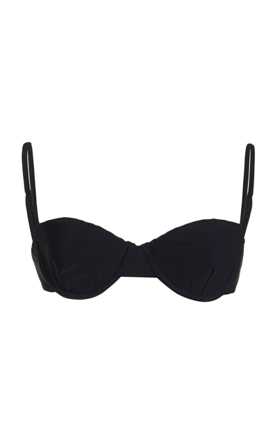 Shop Anemos Women's The Balconette Bikini Top In Black