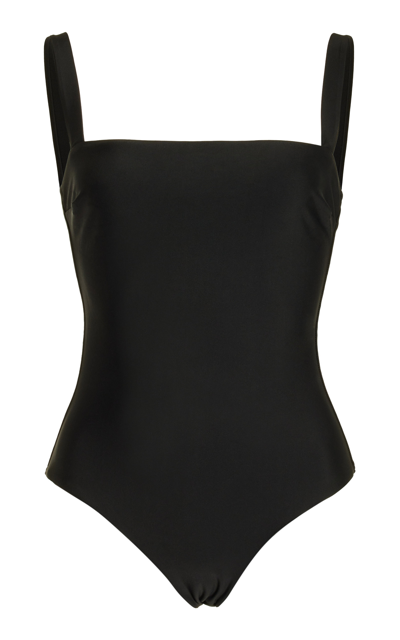 Shop Matteau Women's Square-neck One-piece Swimsuit In White,black