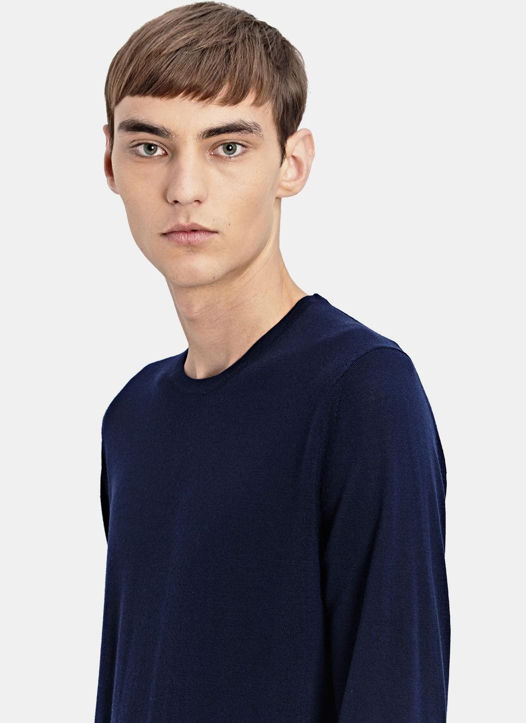 Acne Studios Men's Clissold Sweater From Pre Ss15 In Navy In Blue ...