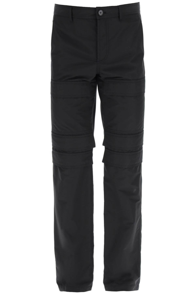 Shop Burberry Cargo Pants In Black