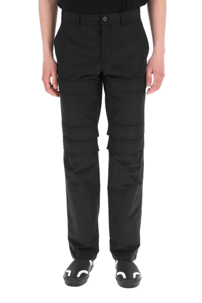 Shop Burberry Cargo Pants In Black