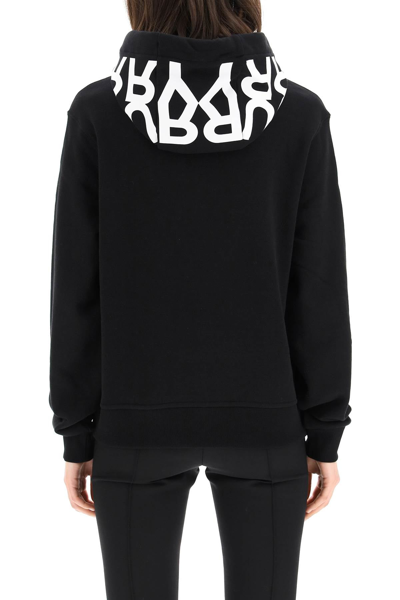 Shop Burberry Poulter Hoodie With Logo In Mixed Colours