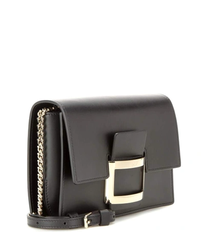 Shop Roger Vivier Viv' Icon Micro Leather Shoulder Bag