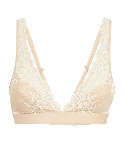 Shop Wacoal Embrace Lace Soft Cup Bra In Nude