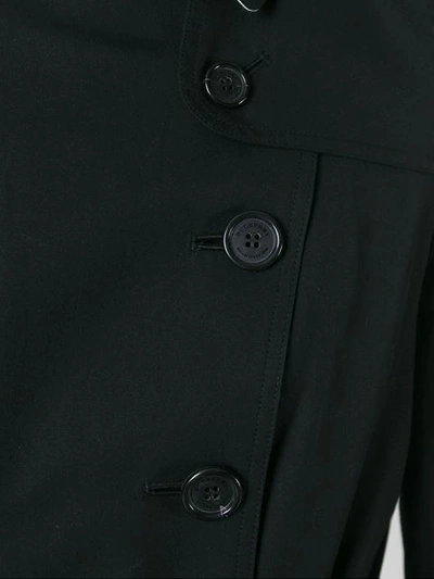 Shop Burberry The Sandringham Mid-length Trench Coat In Black