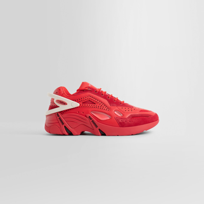 Shop Raf Simons Unisex Red Sneakers