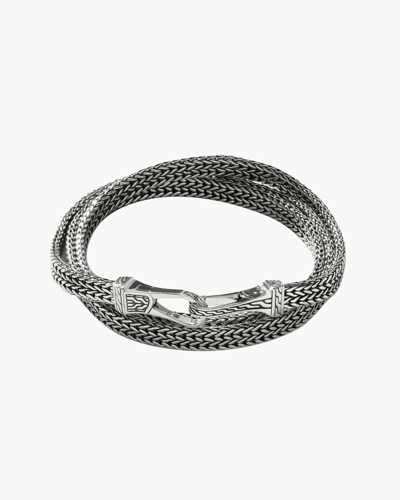 Shop John Hardy Unisex Classic Chain Triple-wrap Bracelet | Sterling Silver