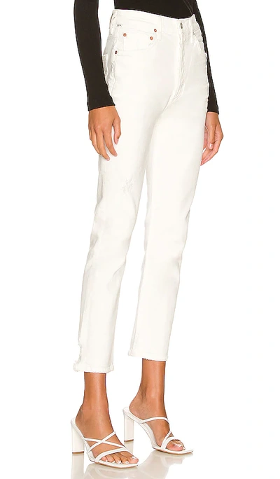 Shop Citizens Of Humanity Jolene High Rise Vintage Slim In White