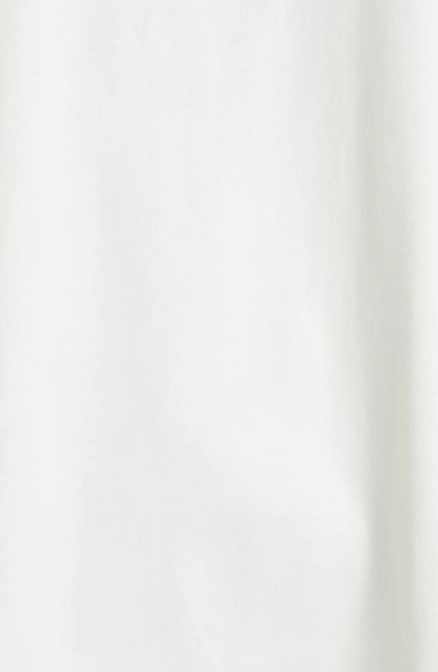 Shop Balenciaga Campaign Logo Oversize Cotton Graphic Tee In Dirty White / Black / Blue