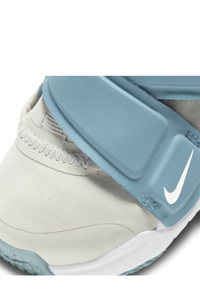 Shop Nike Flex Advance Flyease Sneaker In Light Bone/ Blue/ Cerulean