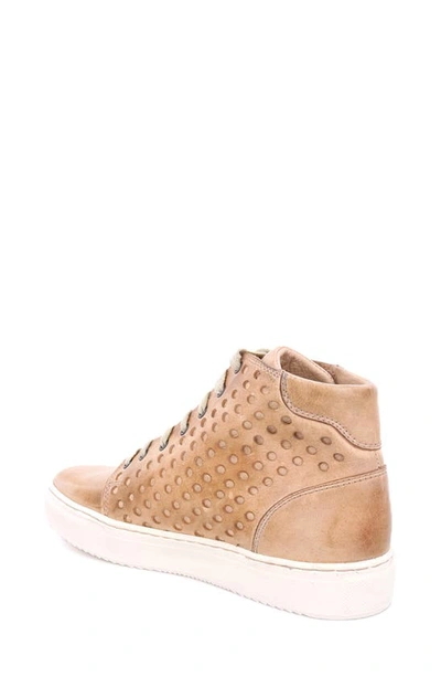 Shop Bed Stu Lirica High Top Platform Sneaker In Bone Dip Dye